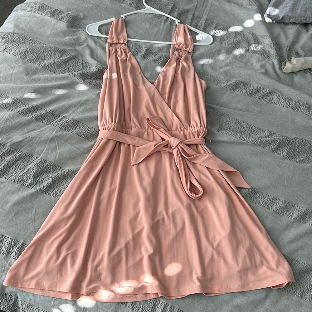Peach BCBGeneration Dress